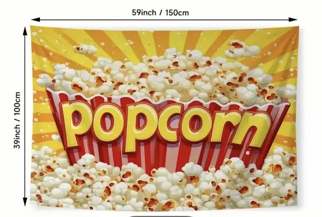 Popcorn Reklamebanner