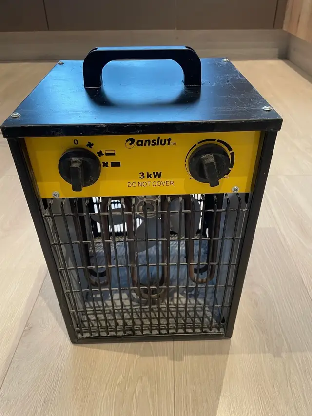 3 kW varmevifte / byggvifte – 230 V