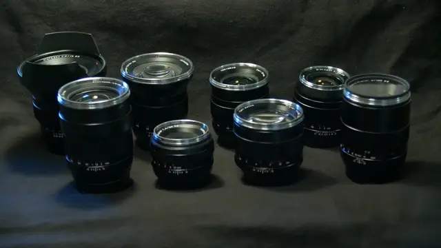 Zeiss Classic Full Set ZE 15, 21, 25, 28, 35, 50, 85 & 100(Marco) ZE til leie i Oslo (generelt)