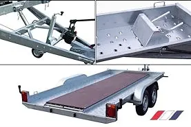 Bilhenger / Biltransporthenger. Bred, tipp, vinsj (Selvbetjening), bilde 3 av 5