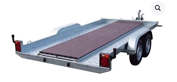 Bilhenger / Biltransporthenger. Bred, tipp, vinsj (Selvbetjening), bilde 2 av 5