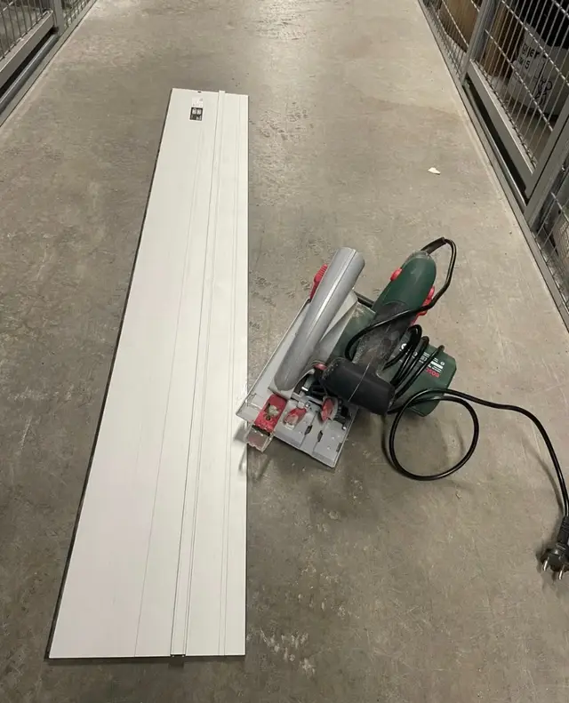 Bosch sirkelsag med skinne