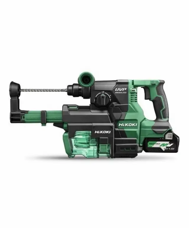 HiKOKI batteriverktøy pakke med borhammer, drill og slagskrutrekker