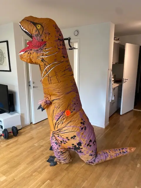 Dinosaurkostyme voksen