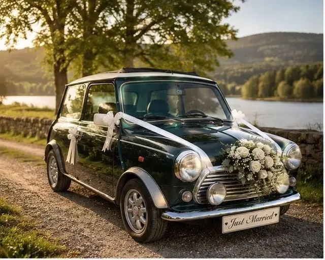 Mini Cooper bil til leie til bryllup / spesielle anledninger / reklame e.l.