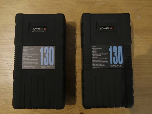 V lock batteri, Vmount batteri, v-lock, v-mount 130 Wah / 190 Wah til leie i Oslo (generelt)