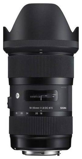 Sigma 18-35 EF-fatning / mount F 1.8