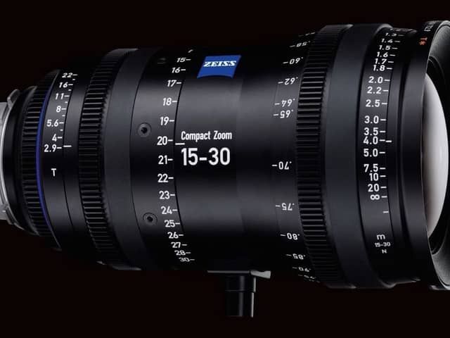 Zeiss Full Frame cine wide angle zoom T2.9 15-30mm