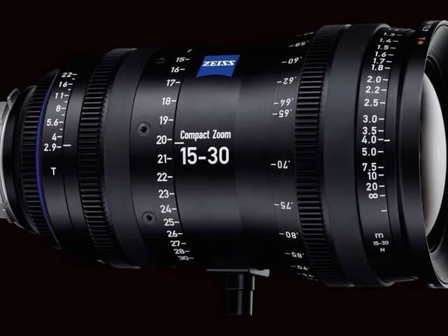 Zeiss Full Frame cine wide angle zoom T2.9 15-30mm