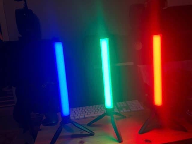 Korte RGB lysrører