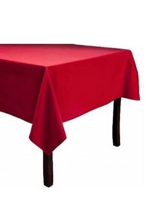 Rød polyesterduk 140x180 cm