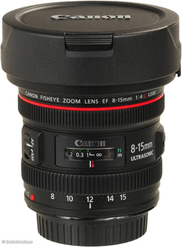 Fish Eye Lens Canon 8-15mm EF mount