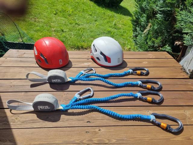 Via ferrata - komplett sett til leie i Alna