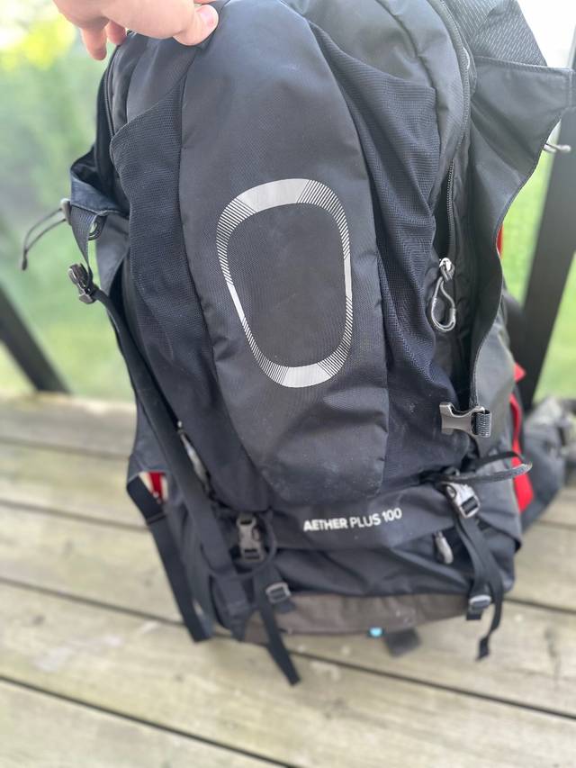 Osprey Aether Plus 100 tursekk 100L svart